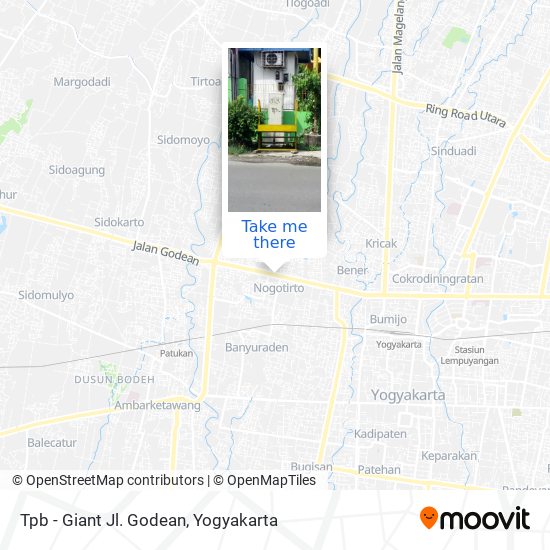 Tpb - Giant Jl. Godean map