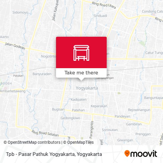 Tpb - Pasar Pathuk Yogyakarta map