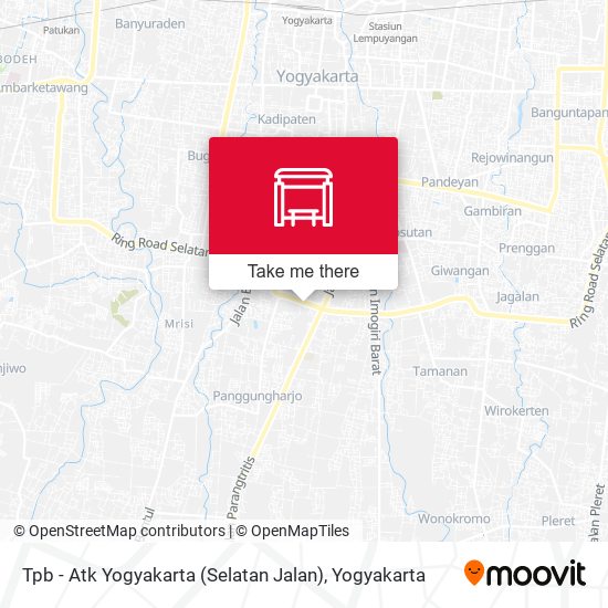 Tpb - Atk Yogyakarta (Selatan Jalan) map