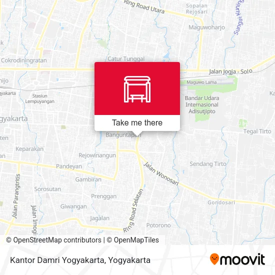 Kantor Damri Yogyakarta map