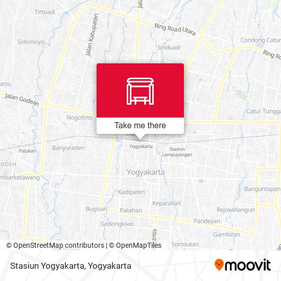 Stasiun Yogyakarta map