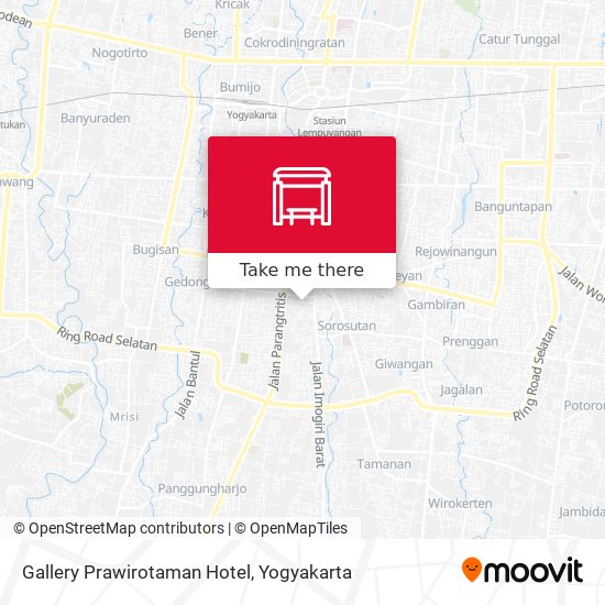 Gallery Prawirotaman Hotel map