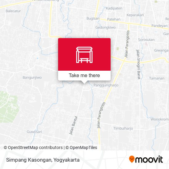 Simpang Kasongan map