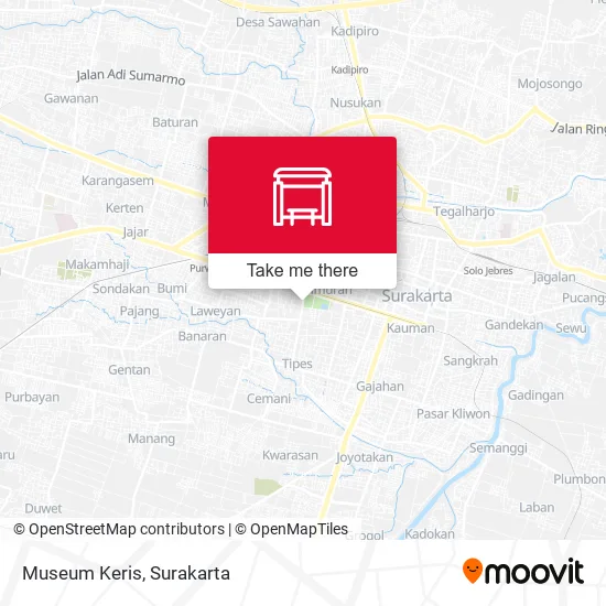 Museum Keris map