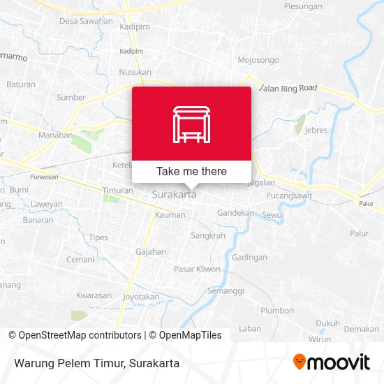 Warung Pelem Timur map