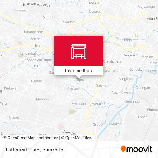Lottemart Tipes map