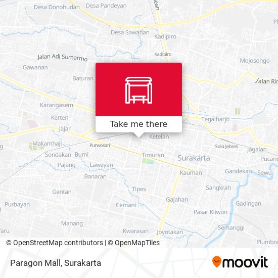 Paragon Mall map