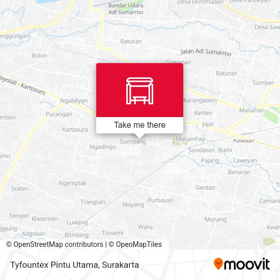 Tyfountex Pintu Utama map