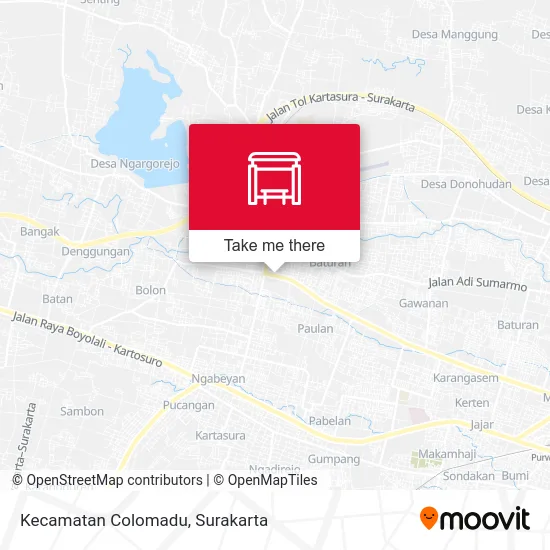 Kecamatan Colomadu map