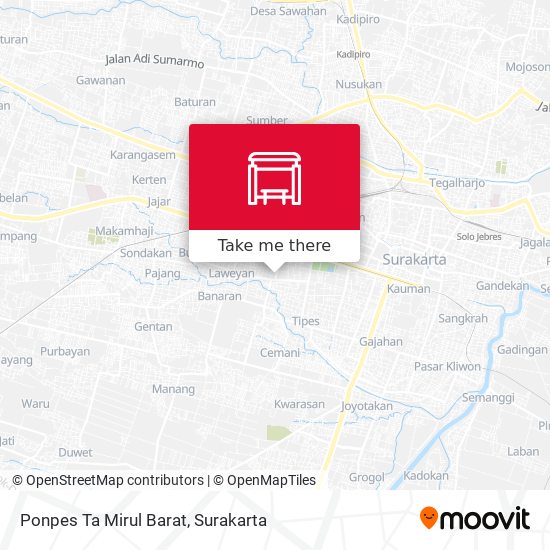 Ponpes Ta Mirul Barat map