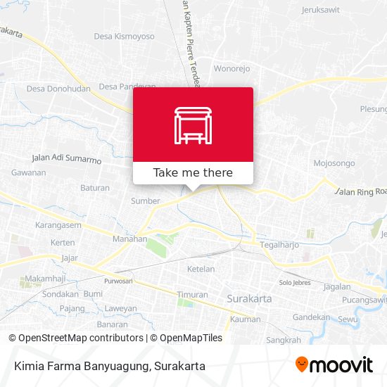 Kimia Farma Banyuagung map