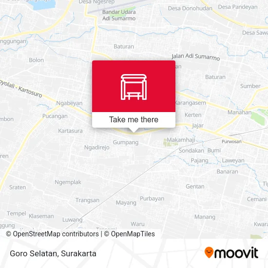 Goro Selatan map