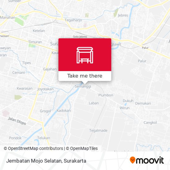 Jembatan Mojo Selatan map