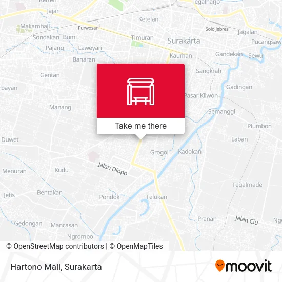 Hartono Mall map