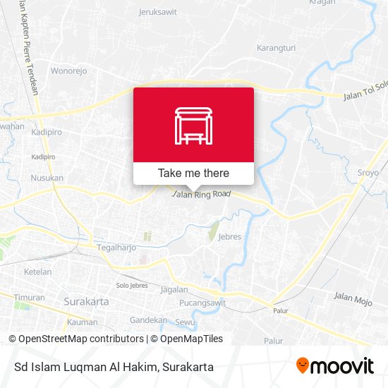 Sd Islam Luqman Al Hakim map