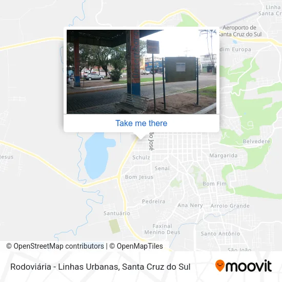 Rodoviária - Linhas Urbanas map