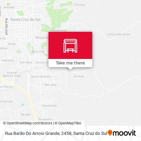Mapa Rua Barão Do Arroio Grande, 2458