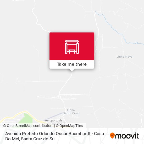 Mapa Avenida Prefeito Orlando Oscár Baumhardt - Casa Do Mel