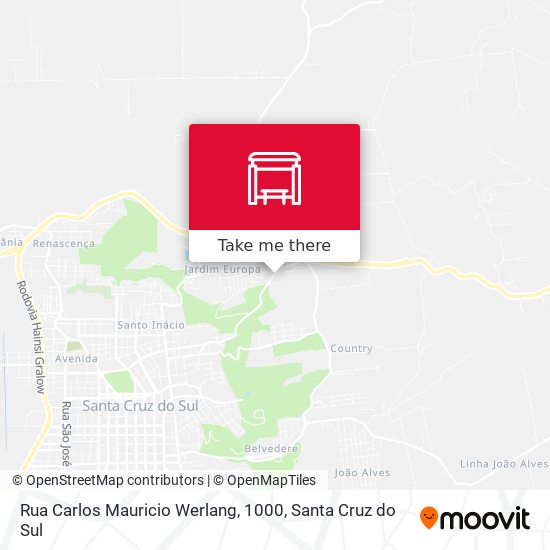 Mapa Rua Carlos Mauricio Werlang, 1000