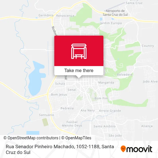 Rua Senador Pinheiro Machado, 1052-1188 map