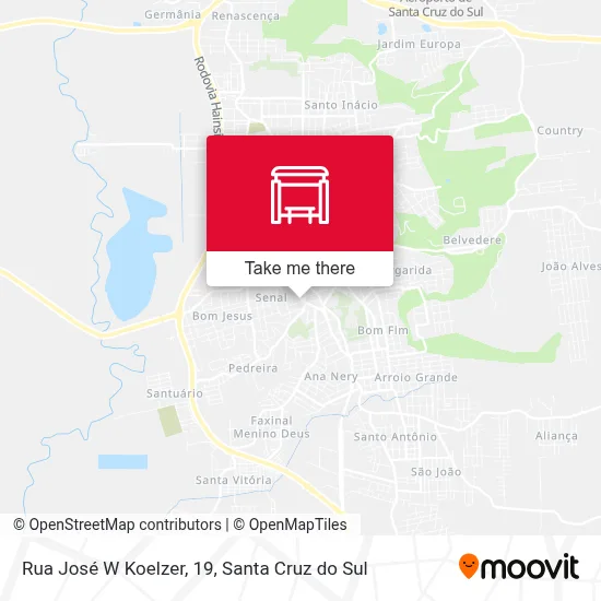 Rua José W Koelzer, 19 map