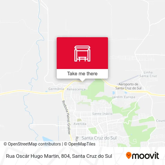 Rua Oscár Hugo Martin, 804 map