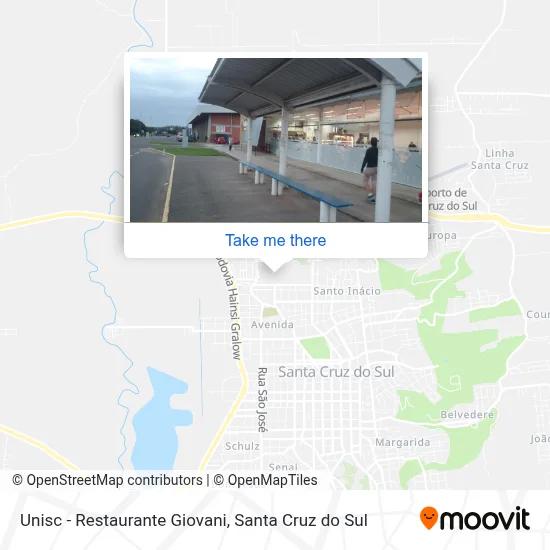 Unisc - Restaurante Giovani map