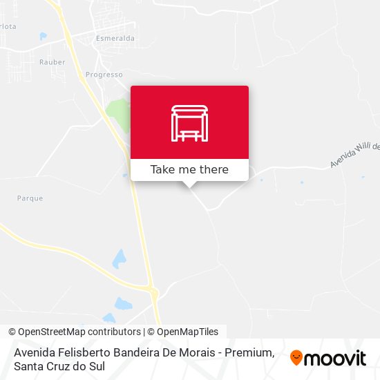 Mapa Avenida Felisberto Bandeira De Morais - Premium