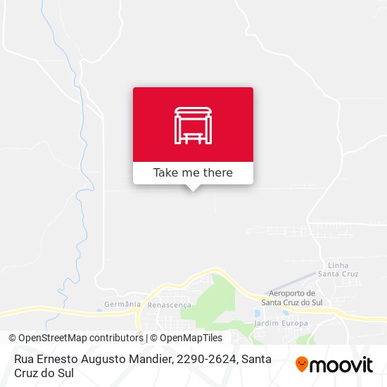 Mapa Rua Ernesto Augusto Mandier, 2290-2624