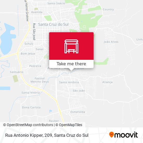 Mapa Rua Antonio Kipper, 209