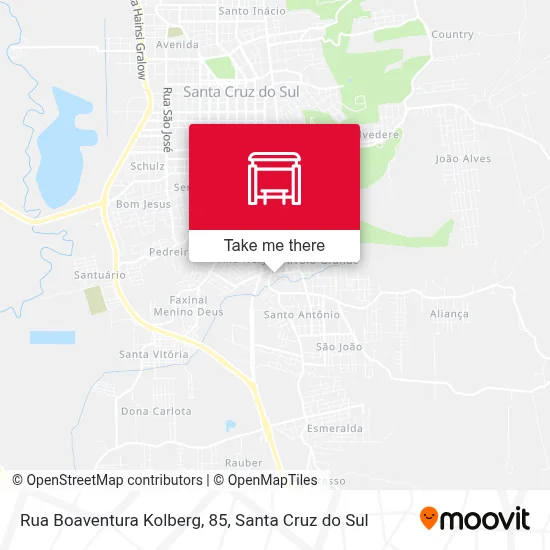 Rua Boaventura Kolberg, 85 map
