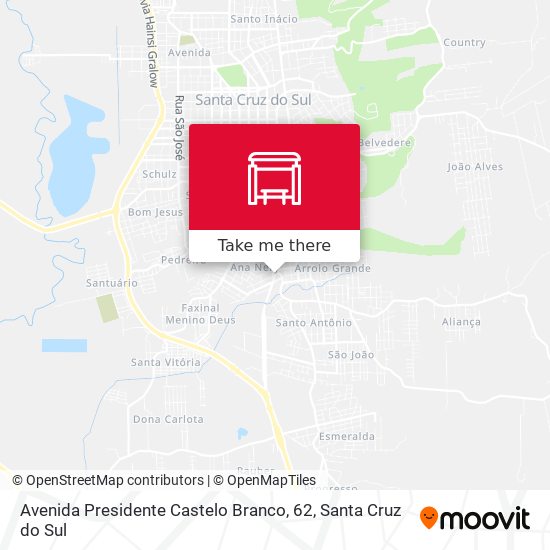 Mapa Avenida Presidente Castelo Branco, 62