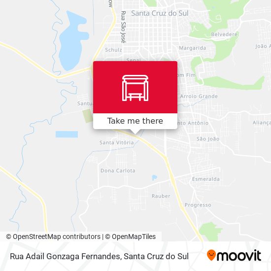 Mapa Rua Adail Gonzaga Fernandes