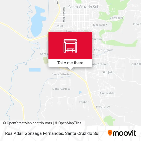 Rua Adail Gonzaga Fernandes map