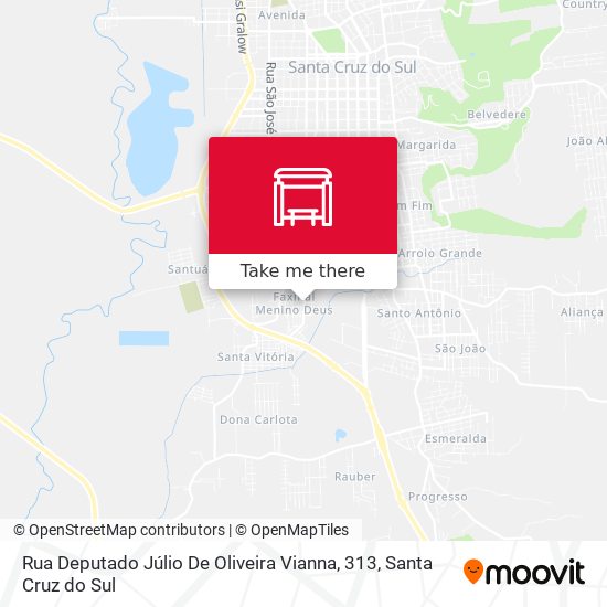 Mapa Rua Deputado Júlio De Oliveira Vianna, 313