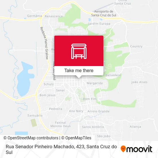 Rua Senador Pinheiro Machado, 423 map