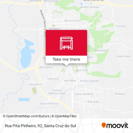 Mapa Rua Pita Pinheiro, 92