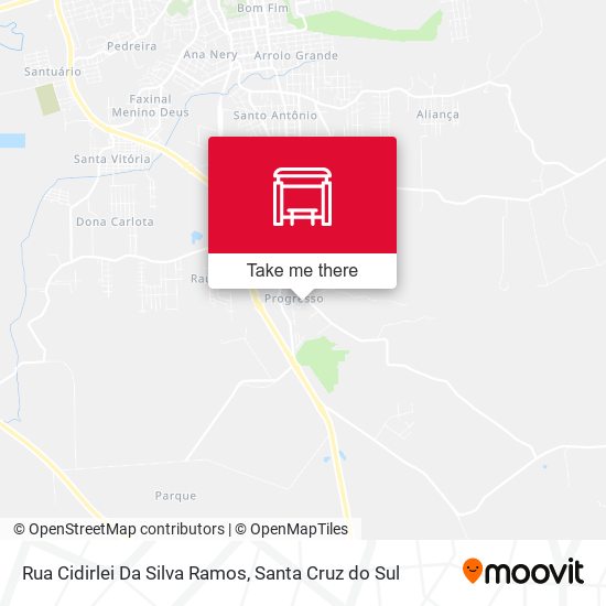 Mapa Rua Cidirlei Da Silva Ramos