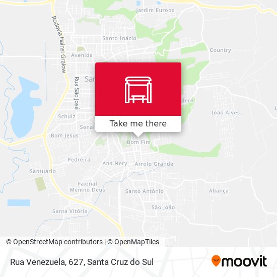Mapa Rua Venezuela, 627