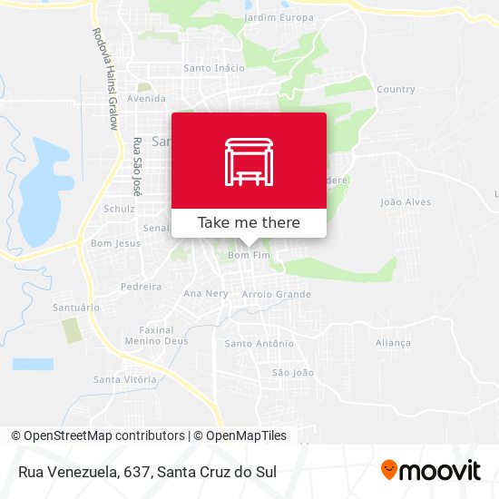 Mapa Rua Venezuela, 637