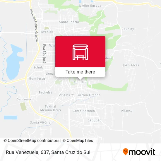 Rua Venezuela, 637 map