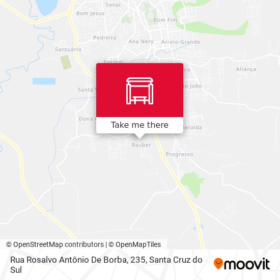 Mapa Rua Rosalvo Antônio De Borba, 235