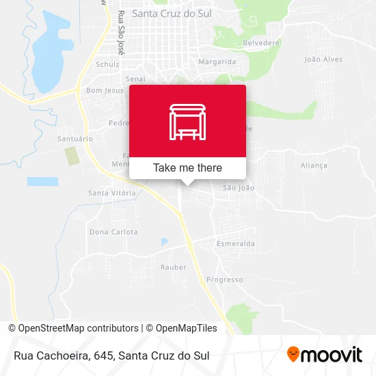 Rua Cachoeira, 645 map