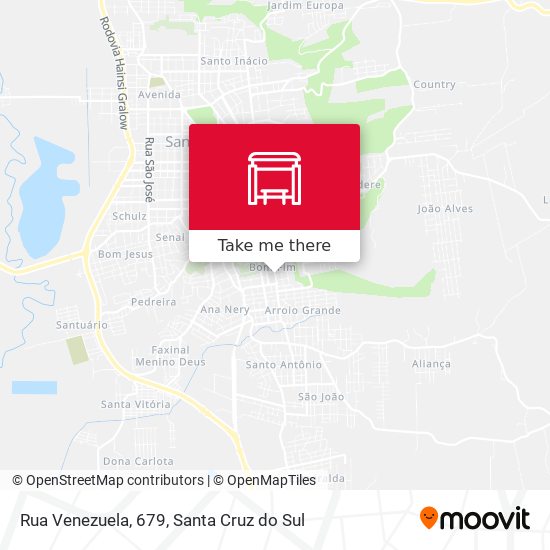 Mapa Rua Venezuela, 679