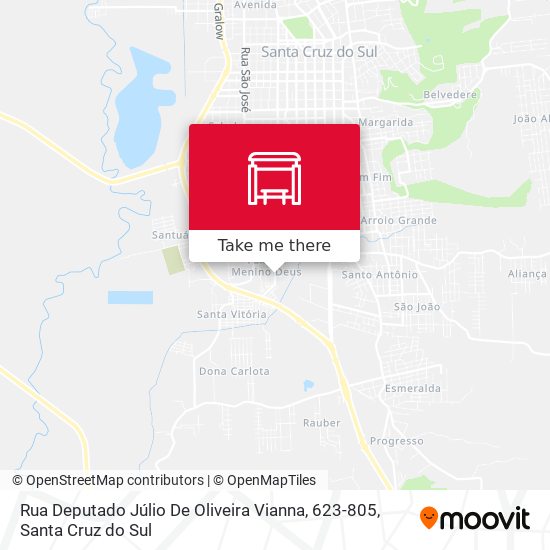 Mapa Rua Deputado Júlio De Oliveira Vianna, 623-805