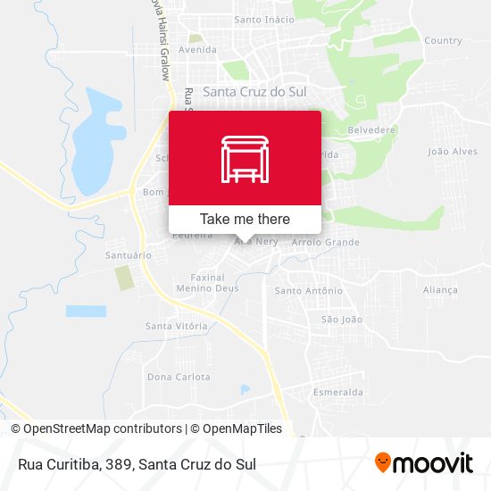 Rua Curitiba, 389 map