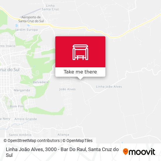 Linha João Alves, 3000 - Bar Do Raul map