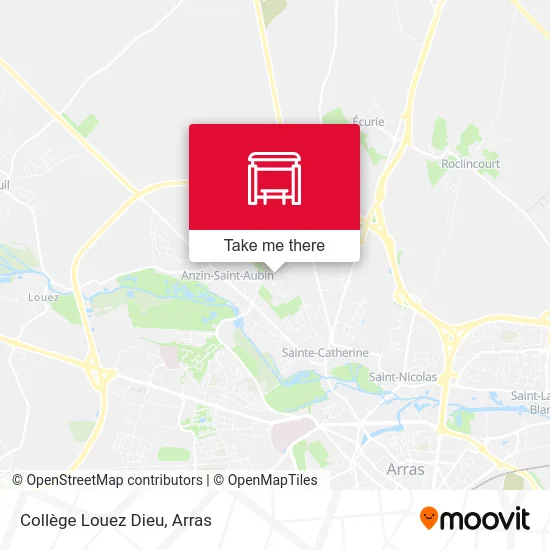 Collège Louez Dieu map