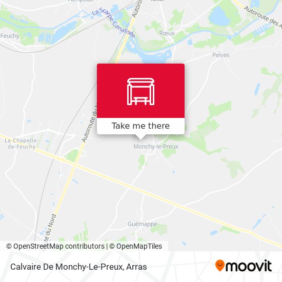 Calvaire De Monchy-Le-Preux map