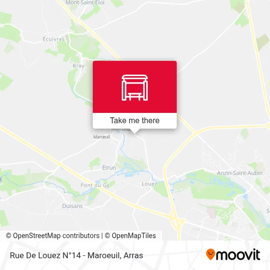 Rue De Louez N°14 - Maroeuil map